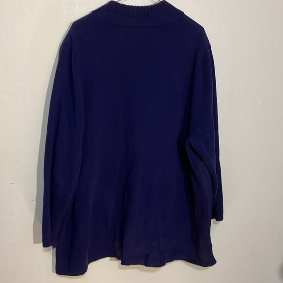 Catherine’s 22 24 quilted front zippered cardigan shacket plus - Picture 7 of 7